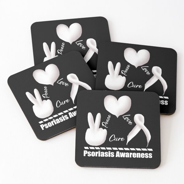 Item preview, Peace Love Cure Psoriasis Awareness month 2 designed and sold by Pchra-store.
