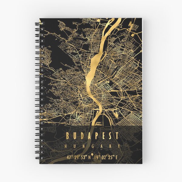Item preview, Mapa de Budapest Hungría designed and sold by hatimelhag.