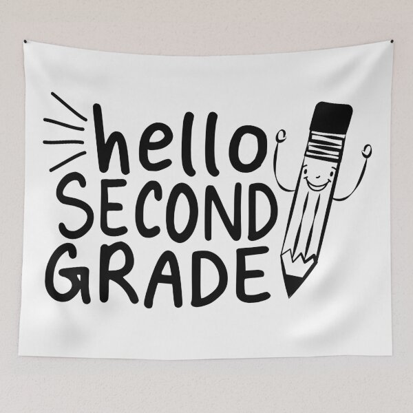 Item preview, Hello Second Grade, Second Grade Teacher, Back To School designed and sold by CreativaArt-.