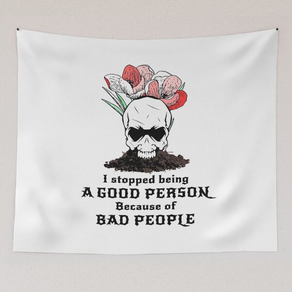Item preview, Floral Skull Quote Design designed and sold by PodiShawna.
