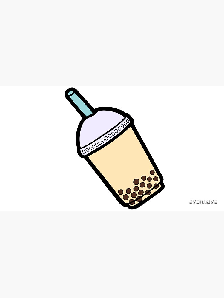 Thumbnail 7 of 7, Cap, Bubble Tea Pattern in Red designed and sold by evannave.