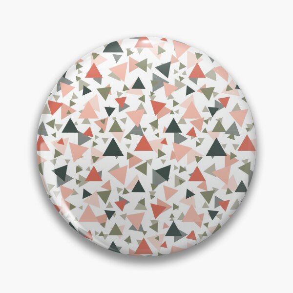 Item preview, Peach and green triangles pattern designed and sold by BLMcreations.