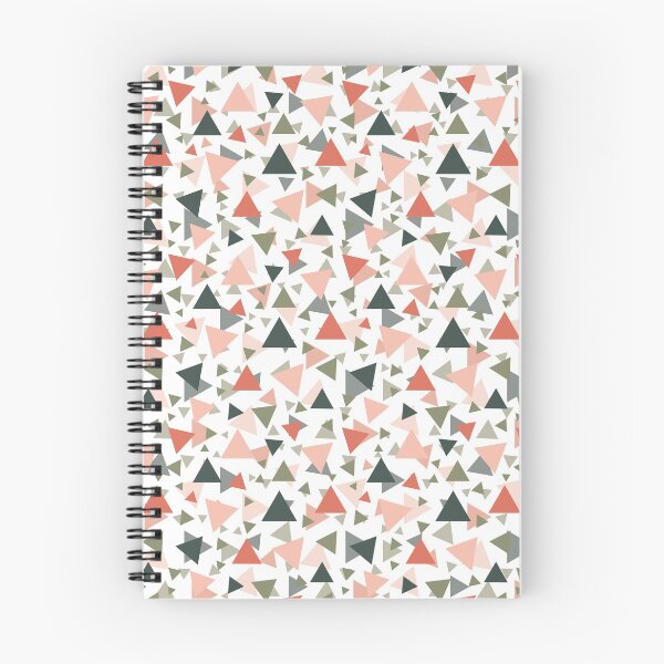 Item preview, Peach and green triangles pattern designed and sold by BLMcreations.