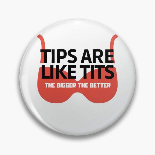 Item preview, Tips Are Like Tits The Bigger The Better, Funny Bartender Gift, Bartending Joke, Mixologist Gift Idea designed and sold by springflow.