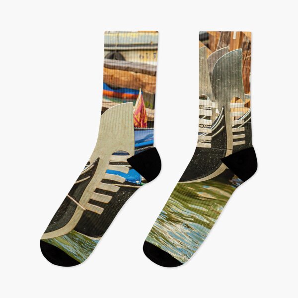Item preview, Gondola prows in Venice designed and sold by Dalyndigital Photography.