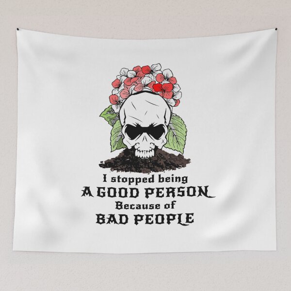 Item preview, Floral Skull Quote Design designed and sold by PodiShawna.