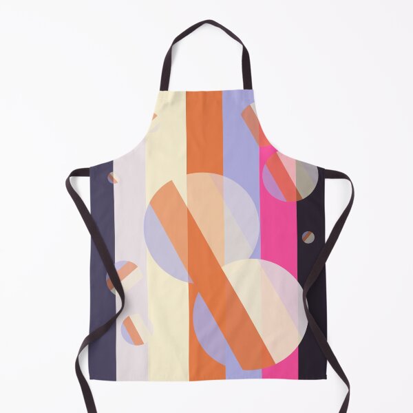 Item preview, Circle and Stripes, colorful stripes pattern with harmonized lavender and cornsilk designed and sold by davidscohen.