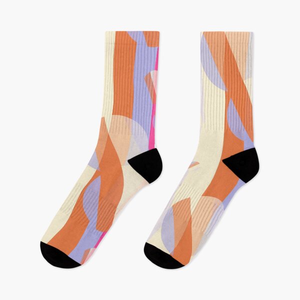 Item preview, Circle and Stripes, colorful stripes pattern with harmonized lavender and cornsilk designed and sold by davidscohen.