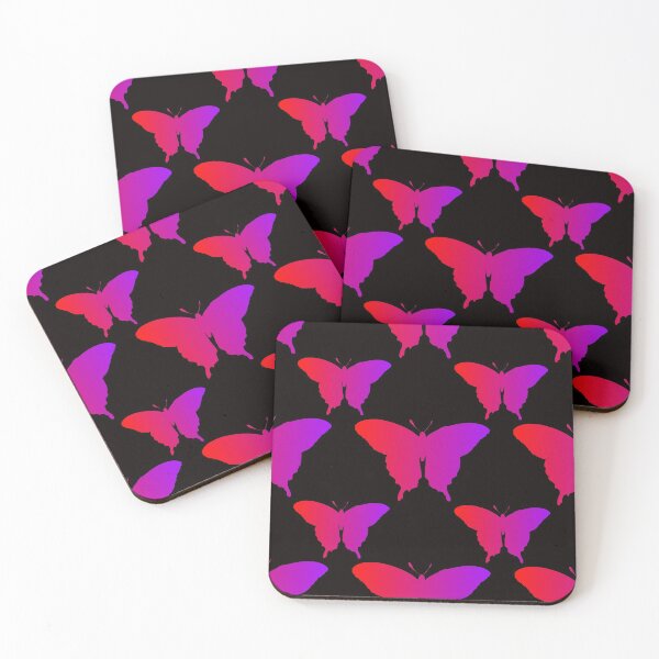 Item preview, Butterfly with Black background Pattern designed and sold by EdwardMonet.