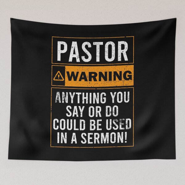 Item preview, Funny Pastor - Warning I Might Put You In A Sermon  designed and sold by elisamarez97.