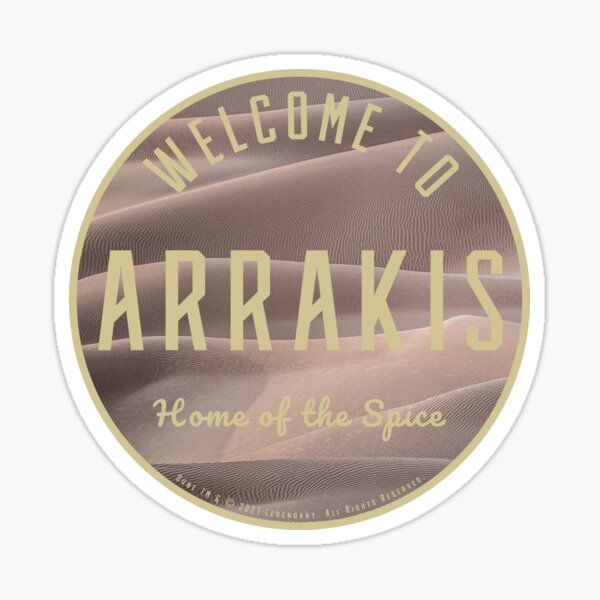 Item preview, Dune - Welcome to Arrakis Round (Light Image) - designed and sold by Printerially.