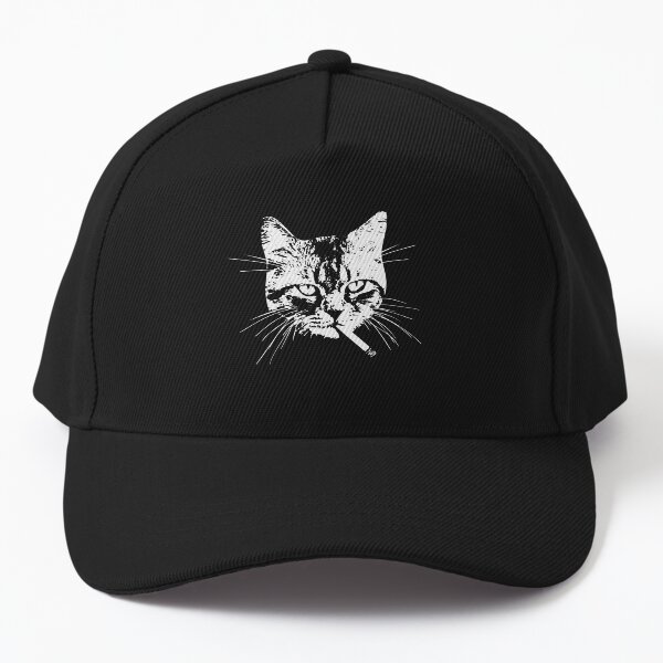 Vista previa del artículo con la obra «Tabby gato fumando», diseñado y vendido por SpreadForSatan.