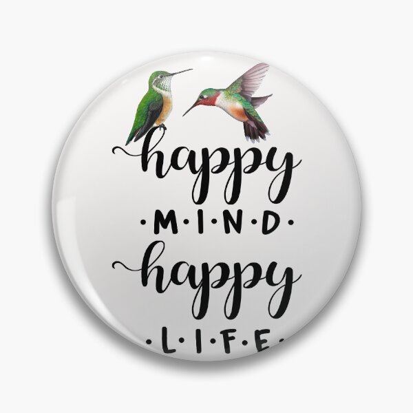 Item preview, Hummingbird _ Happy Mind Happy Life  designed and sold by LeHongTien.