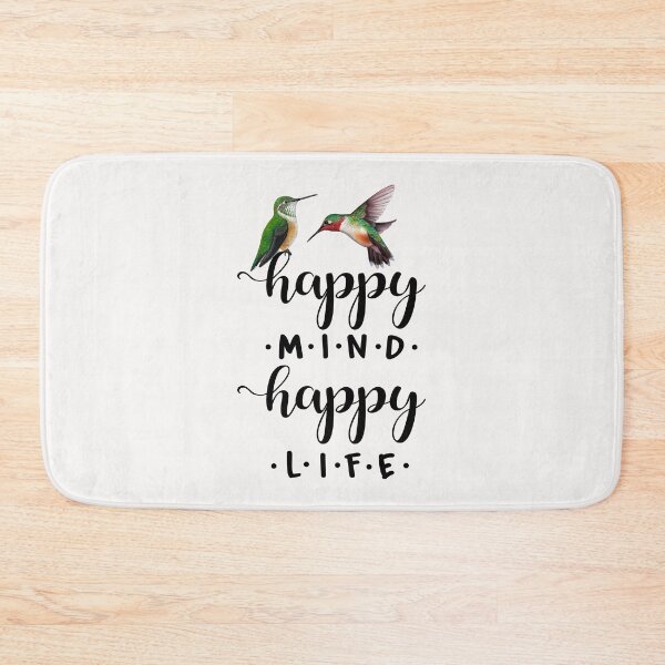 Item preview, Hummingbird _ Happy Mind Happy Life  designed and sold by LeHongTien.