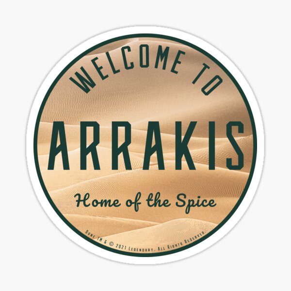Item preview, Dune - Welcome to Arrakis Round (Dark Image) - designed and sold by Printerially.