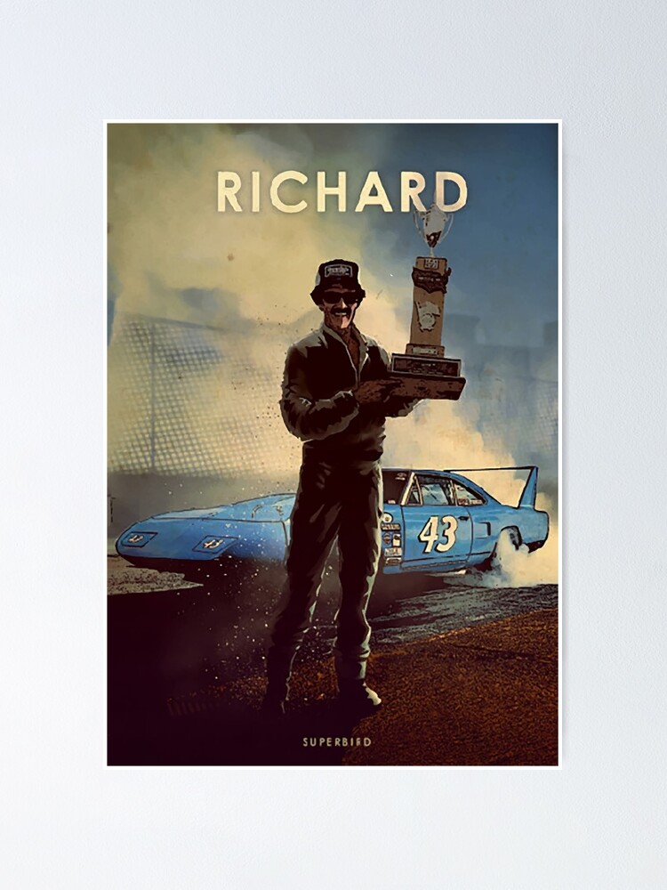 "Richard Petty Plymouth Superbird Car Legends" Poster by Great