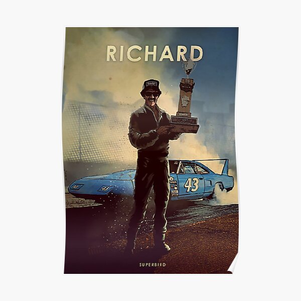 "Richard Petty Plymouth Superbird Car Legends" Poster by Great