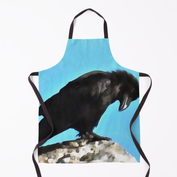 Item preview, Cuervo negro minimalista sobre una roca designed and sold by taiche.
