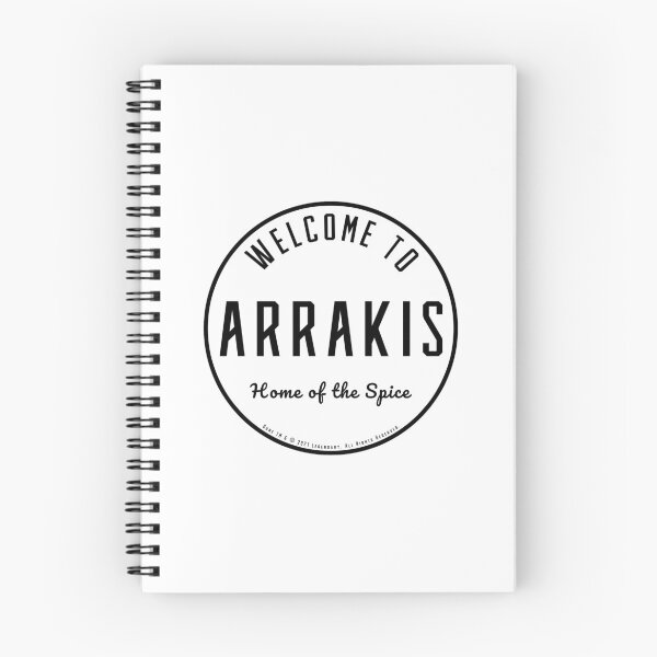 Aperçu de l'œuvre Dune - Bienvenue à Arrakis Ronde (Blanc) - créée et vendue par Printerially.