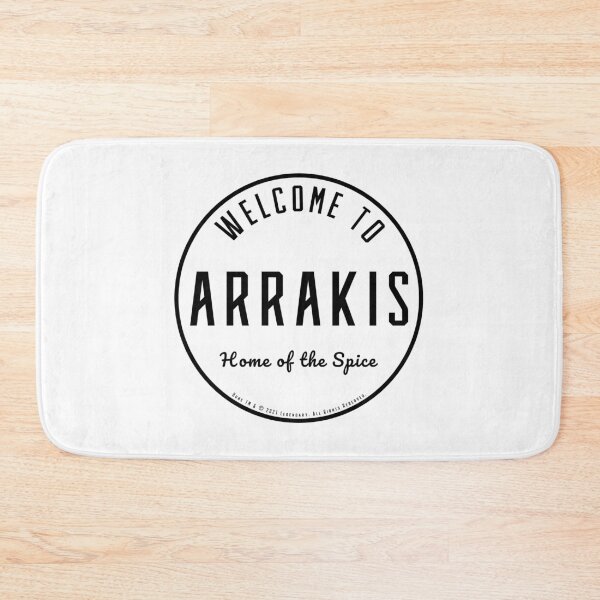 Item preview, Dune - Welcome to Arrakis Round (White) - designed and sold by Printerially.