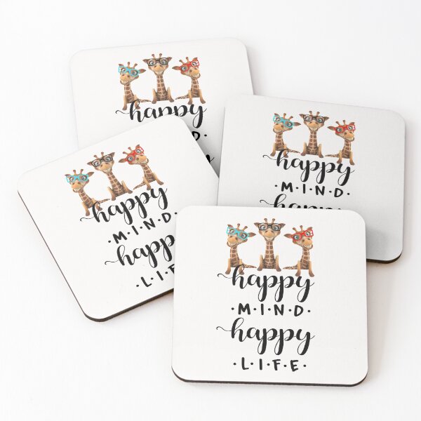 Item preview, Giraffe_ Happy Mind Happy Life  designed and sold by LeHongTien.