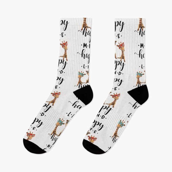 Item preview, Giraffe_ Happy Mind Happy Life  designed and sold by LeHongTien.
