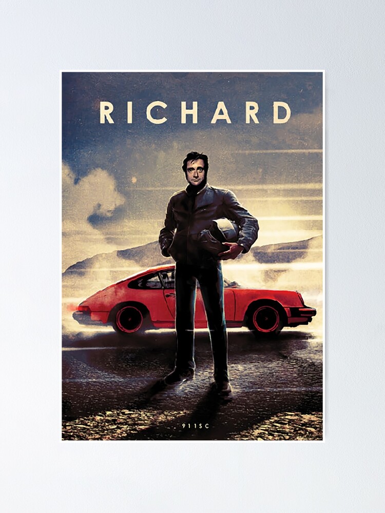 "Richard Hammond Porsche 911 Super carrera Car Legends" Poster for
