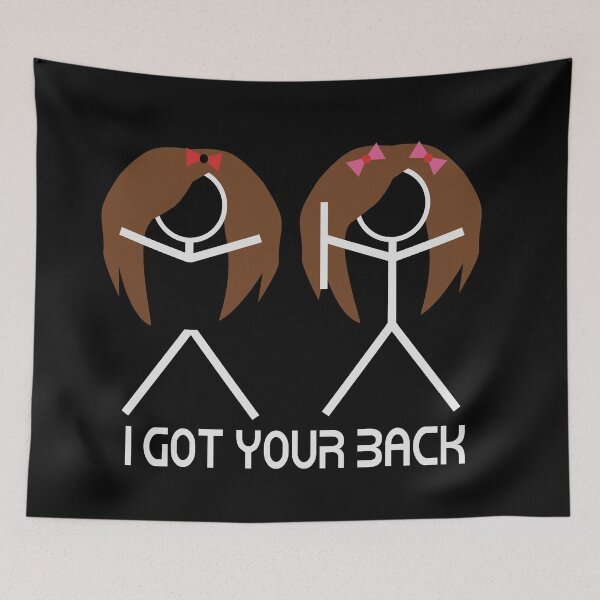Item preview, I Got Your Back Brunettes designed and sold by umeimages.