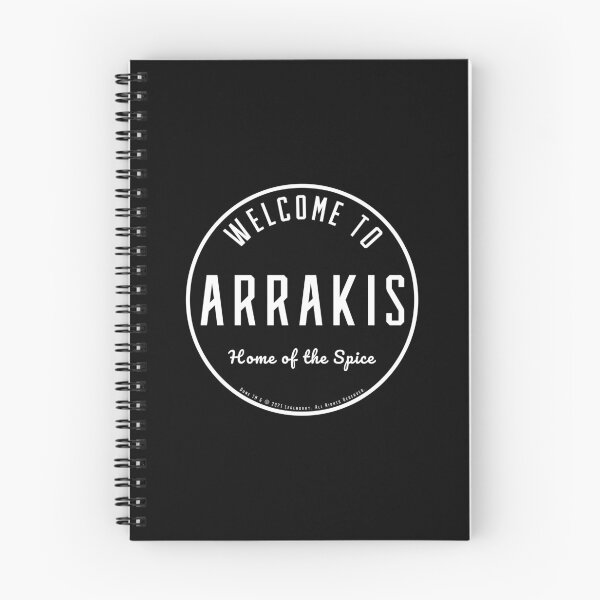 Item preview, Dune - Welcome to Arrakis Round (Black) - designed and sold by Printerially.
