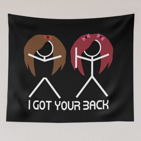 Item preview, I Got Your Back Red Head Brunette designed and sold by umeimages.