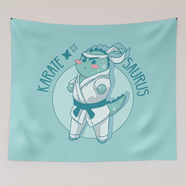 Item preview, The Karatesaurus (kaearte & dinosaur)  designed and sold by MinimalAnGo.