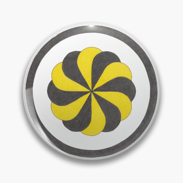 Item preview, Black and yellow crop circle - crop circle designed and sold by nounouangelique.