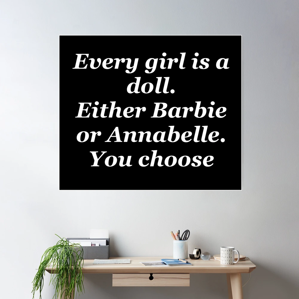 Barbie and annabelle sale