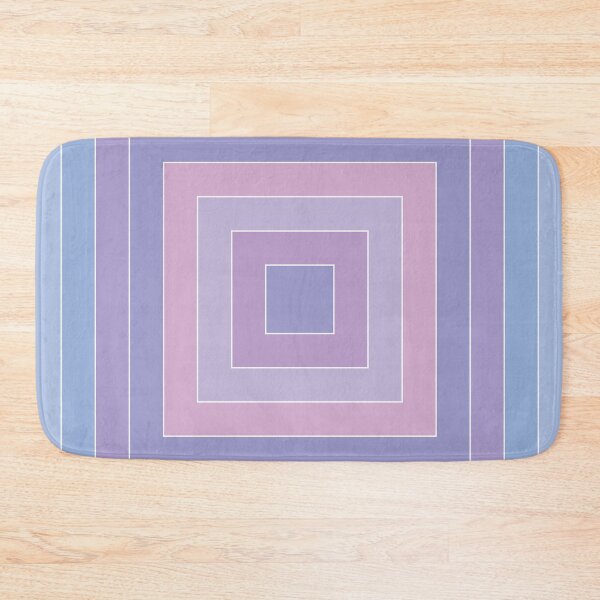 Item preview, Geometric pattern squares - blue violet designed and sold by FakeMirror.