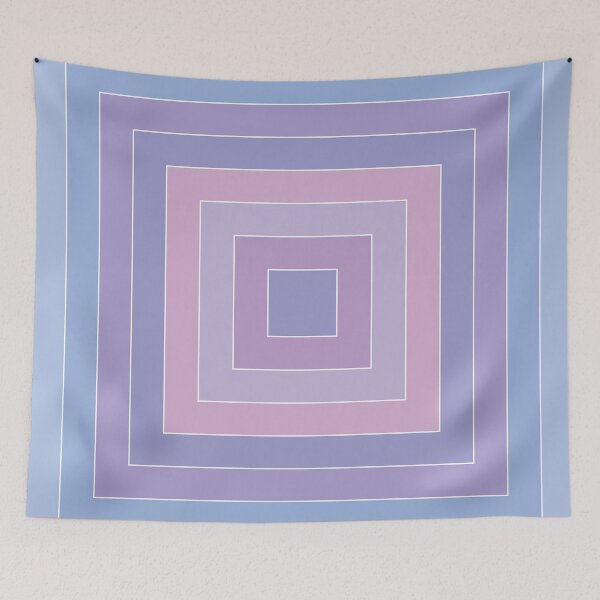 Item preview, Geometric pattern squares - blue violet designed and sold by FakeMirror.