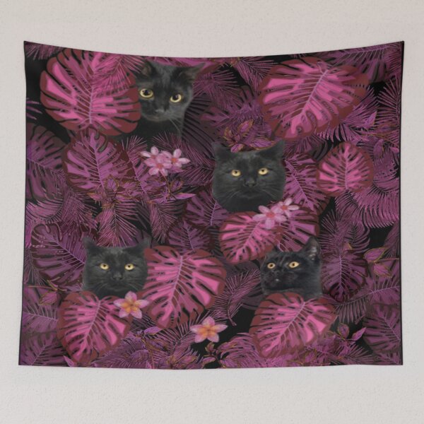 Item preview, Black Cat Pattern  designed and sold by kathybuble.