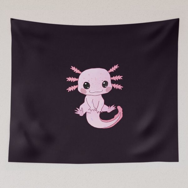 Item preview, Happy Baby Leucistic Axolotl designed and sold by lazarosdesign.