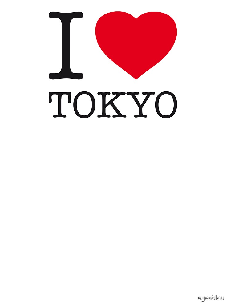 I Love Tokyo Kids T Shirt By Eyesblau Redbubble