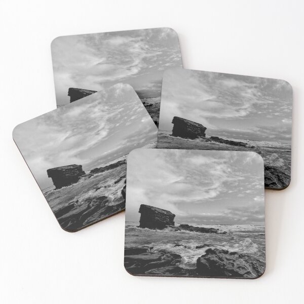 Item preview, Collywell Bay storm in B&W designed and sold by Violaman.