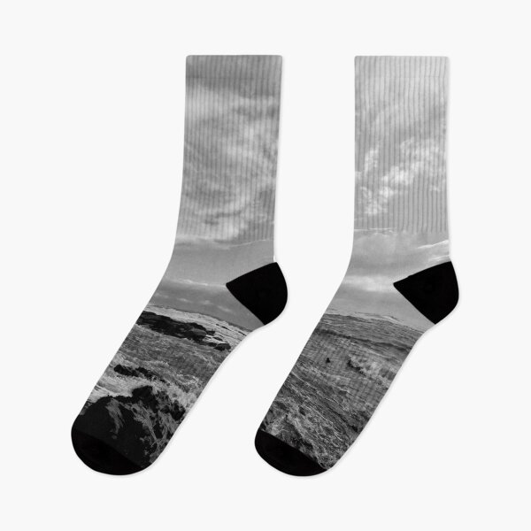 Item preview, Collywell Bay storm in B&W designed and sold by Violaman.