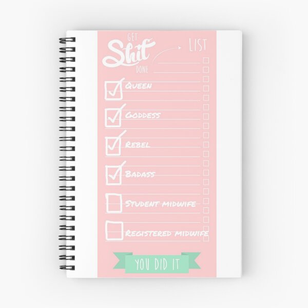 Aperçu de l'œuvre La liste des tâches d'une sage-femme créée et vendue par MidwiferyGifts.