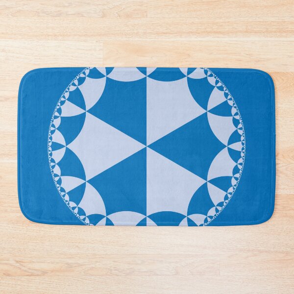 Item preview, hyperbolic square tiling blue designed and sold by egg-pdf.