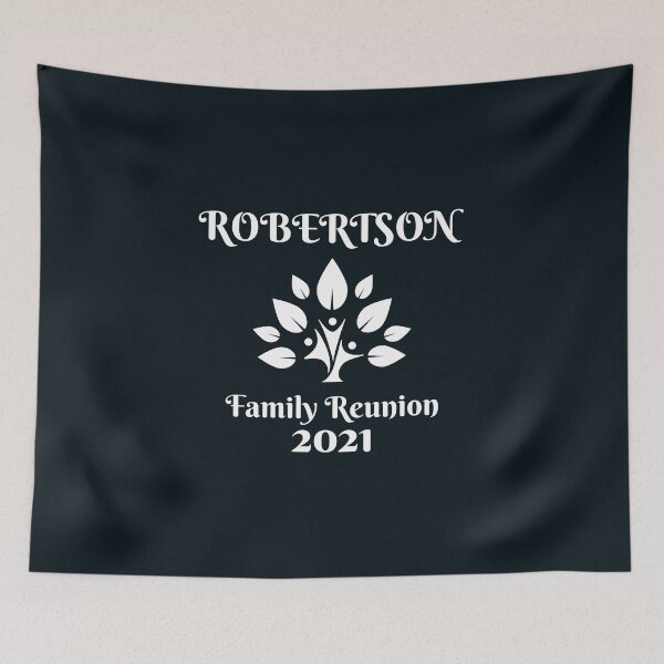 Item preview, Robertson Family Reunion 2021 Art in White designed and sold by KarisCanvasShop.