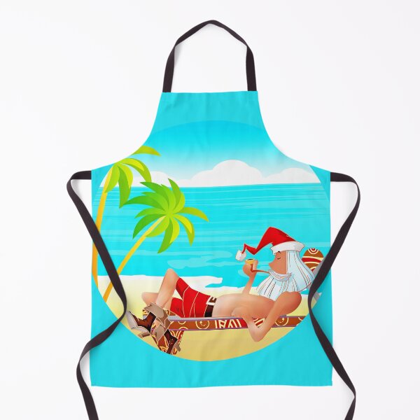Item preview, Santa on Beach, Christmas in July, Julefest designed and sold by DiensDesign.
