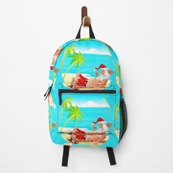 Item preview, Santa on Beach, Christmas in July, Julefest designed and sold by DiensDesign.