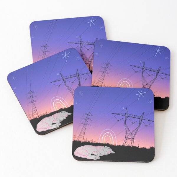 Item preview, Pink Cat X Evening Stars designed and sold by jaime hoe.