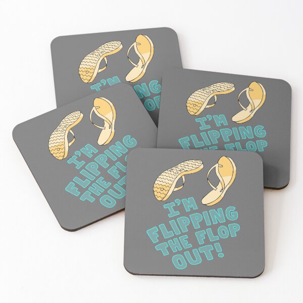 Item preview, I'm flipping the flop out! (grey) designed and sold by MatthewJSimpson.
