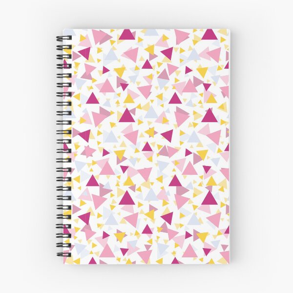 Item preview, Pink blue and yellow triangles pattern designed and sold by BLMcreations.