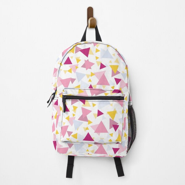 Item preview, Pink blue and yellow triangles pattern designed and sold by BLMcreations.