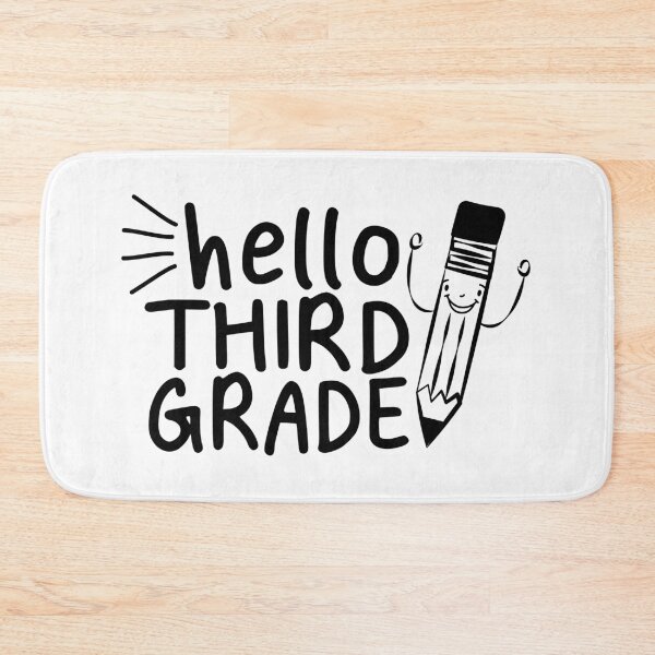Item preview, Hello Third Grade, Third Grade Teacher, Back To School designed and sold by CreativaArt-.